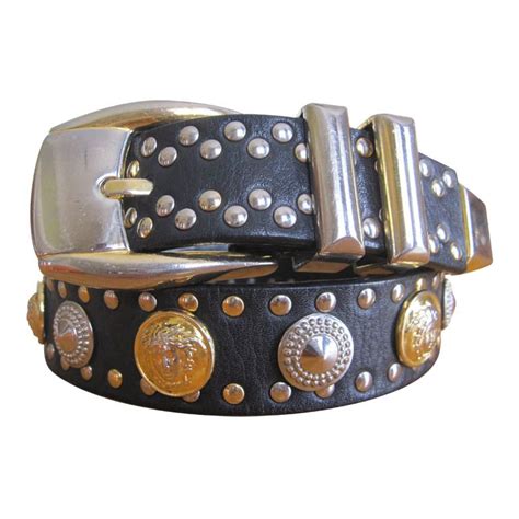 versace studded belt|men women belts versace new.